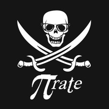 Pi-rate nerdy pirate t-shirt