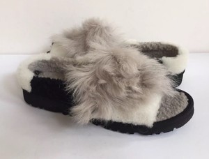 ugg patchwork fluff slide