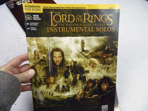 Violin sheet music lot fantasy/sci-fi Harry potter lord of the rings star wars+ - Picture 6 of 7