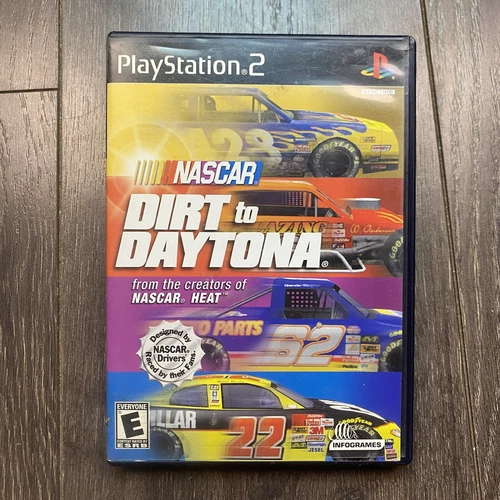 NASCAR: Dirt to Daytona (Sony PlayStation 2, 2002) CIB Complete Tested Working 