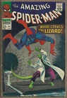 🕸AMAZING SPIDER-MAN #44*(MARVEL COMICS, 1967)*STAN LEE*2ND APP. OF LIZARD*G/VG*