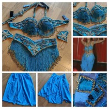 professionelles türkisches Bauchtanz Kostüm, orientalischer Tanz, Auftritt