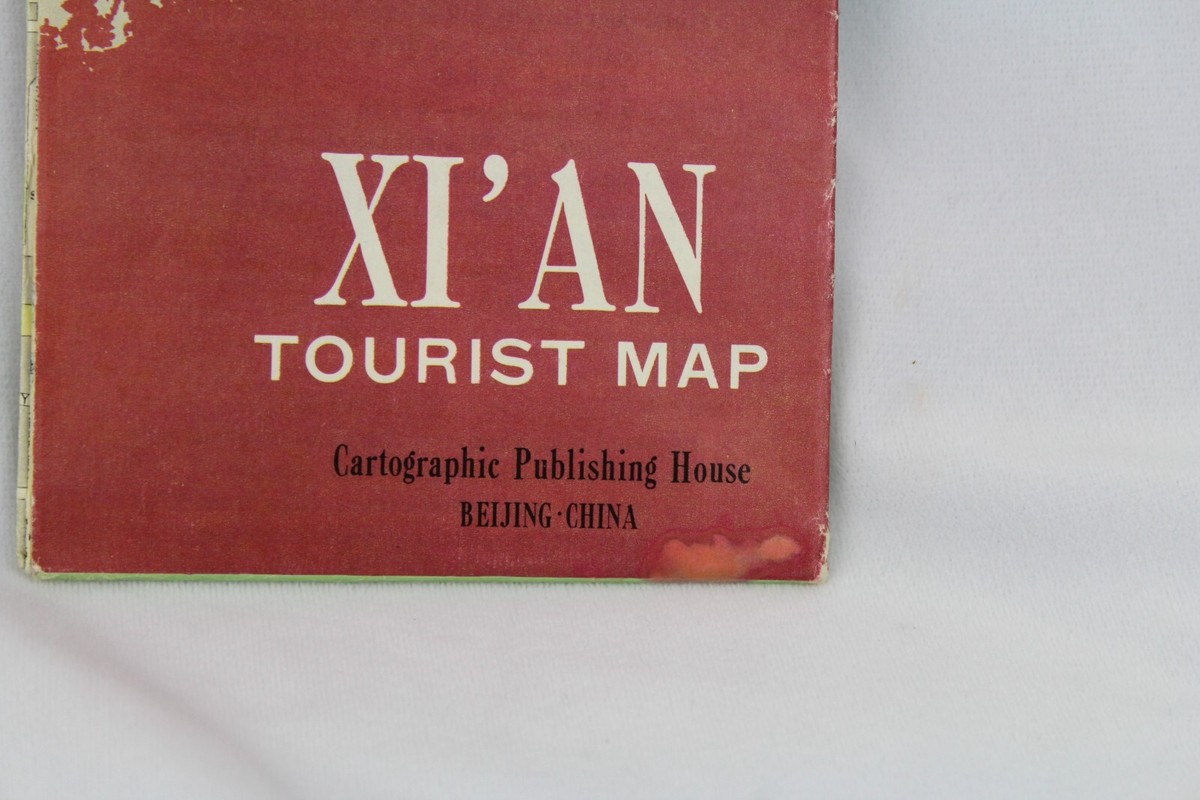 1982 Tourist Map Xi' An China First Edition | eBay