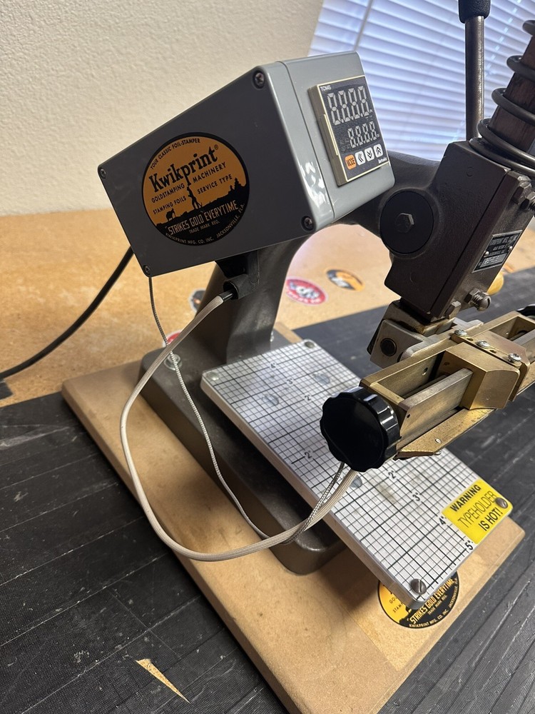 Hot Foil Stamping Machine Used KWIKPRINT  USED GOOD CONDITION