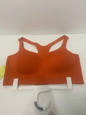 All In Motion Size Medium Sports Bra Vibrant Orange High Support 
