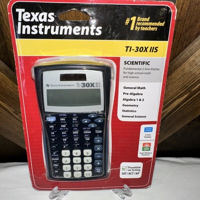 Texas Instruments TI-30X IIS Two-Line Display Scientific Calculator Black NIP