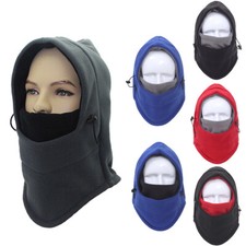 Winter Windproof Drawstring Balaclava Warmer Ski Face Mask for Motorcycle Riding