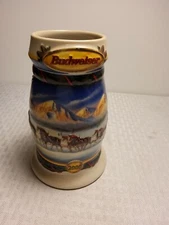 Budweiser Anheuser Busch 2000 Stein. Holiday In The Mountains.  No Chips