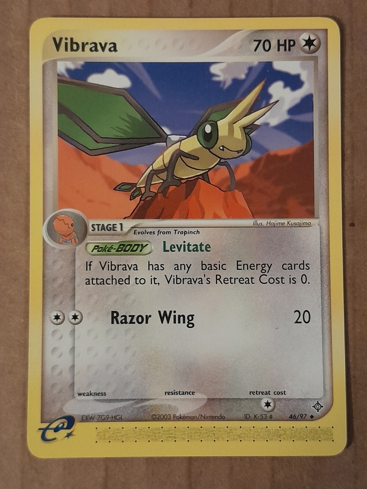 Pokemon Vibrava 46/97 Ex Dragon NM-Mint See Pictures