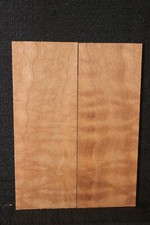 Figured sapele knife scale, gun grip. 5.5 X 2 X 3/8"