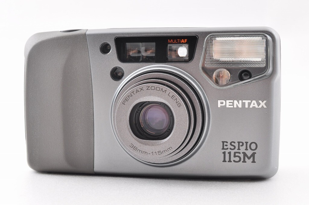 PENTAX ペンタックス ESPIO 115M グレー Pentax ESPIO 115M Gray Point & Shoot 35mm Compact Film