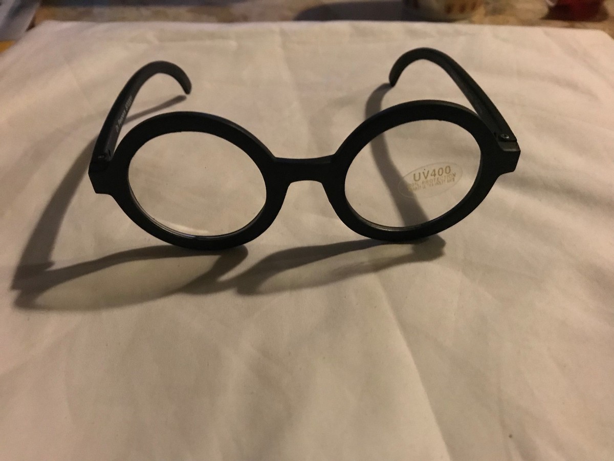 black dress glasses Black Frame Round Glasses Costume Accessory