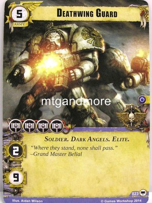 Warhammer 40000 Conquest LCG - Deathwing Guard  #023 - Base Set