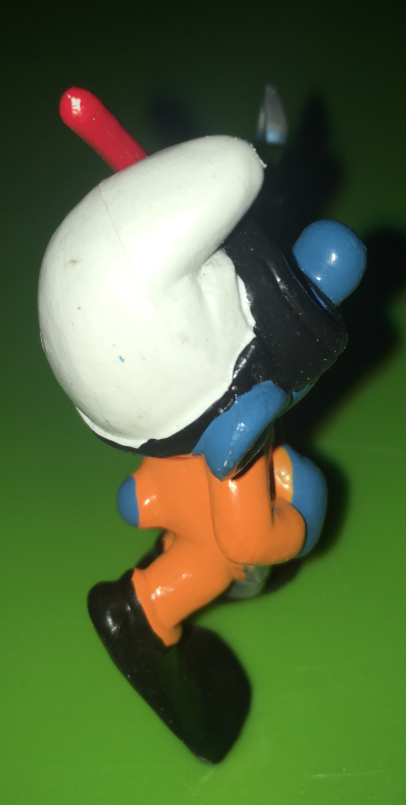 Smurfs Frogman Scuba Snorkel Vintage Toy Figure PVC Peyo BULLY