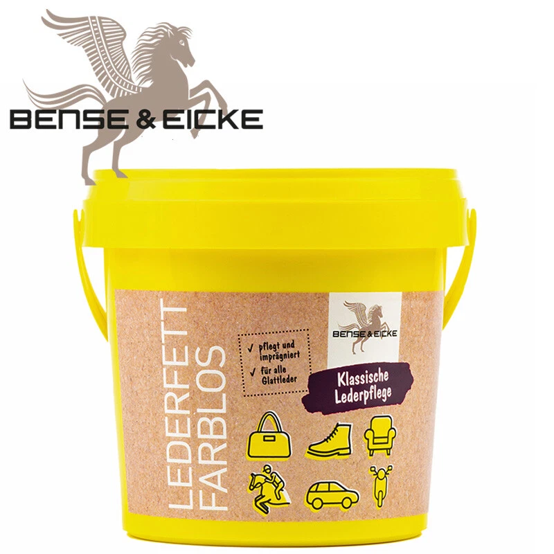 B&E 500 ml Lederfett farblos Lederpflege Leder Schuhe