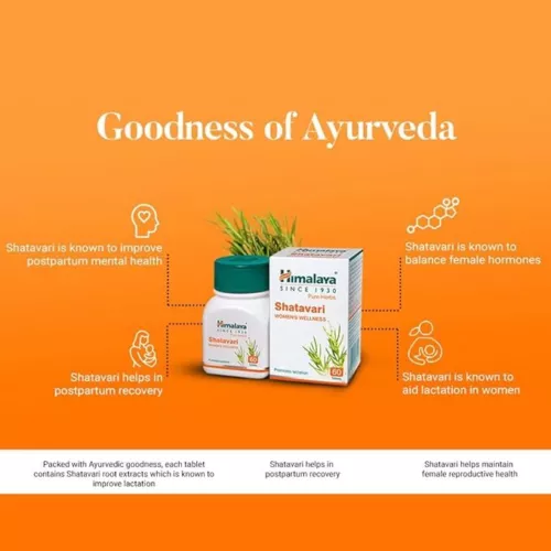 Shatavari by Himalaya for Women wellness 5 Bottles X 60T = 300 Tablets Exp 2026 - Picture 6 of 6
