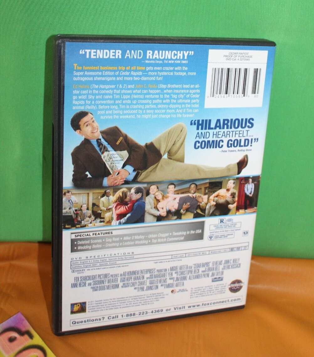 Cedar Rapids The Super Awesome Edition DVD Movie 24543705659| eBay