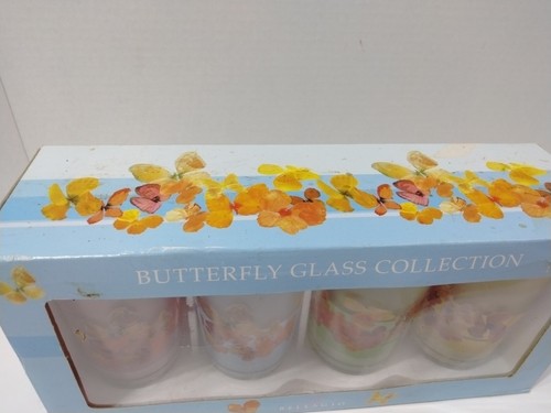 Vtg Bellagio Butterfly Glass Collection Juice Glass - Picture 4 of 8
