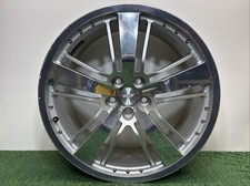  2010-2015 Chevrolet Camaro 21 Factory Oem Wheel Rear Rim Silverpolished