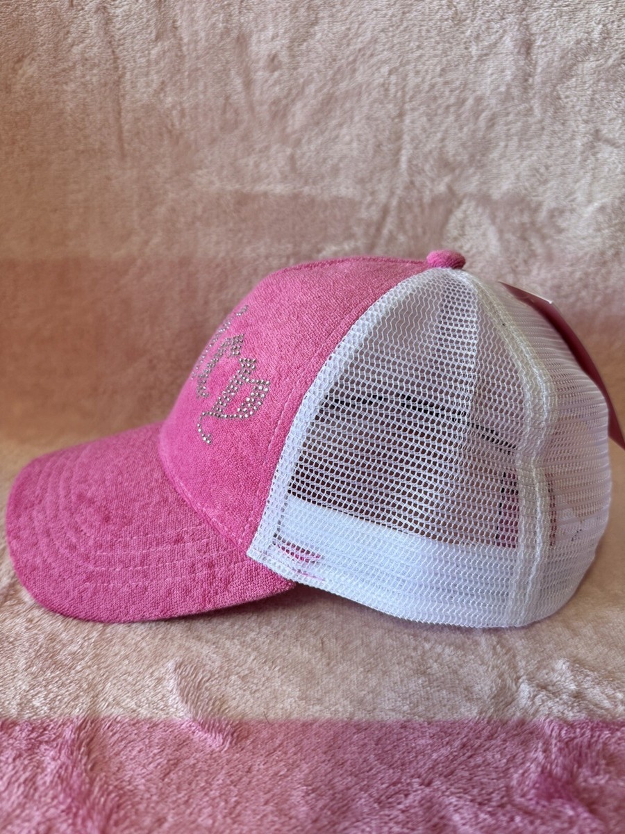 Juicy Couture Pink Rhinestone Logo Baseball Cap NWT Y2K Juicy Couture Baseball Caps Hats for Women for sale | eBay main image 3