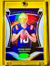 Drake Maye RARE ROOKIE RC GALAXY FOIL SP PANINI CERTIFIED INSERT CARD - MINT!