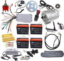 48v 1800w Electric Brushless Motor Conversion Kit Go Kart E Scooter Cart Trike