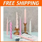 Unique Spiral Candle Mold Set - 8 Silicone Designs for Candle & Soap Making