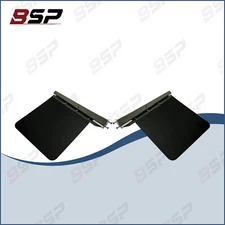 1.125" Chrome Steel Mud Flap Hangers & Semi Truck Trailer Duty Mud Flap 24" x24"