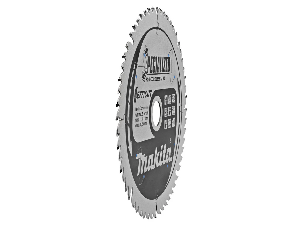 Makita B 57336 B 57320 165x20mm 56T Efficut TCT Saw Blade