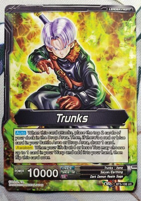 SUPER SAIYAN TRUNKS PROTECTOR OF TIME Foil Dragon Ball Super BT3