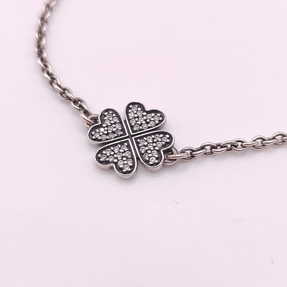 ⭐ Pandora 925 Armband Band Armreif Perle Halskette Collier Kette Silber 077 ⭐ - Bild 2 von 3