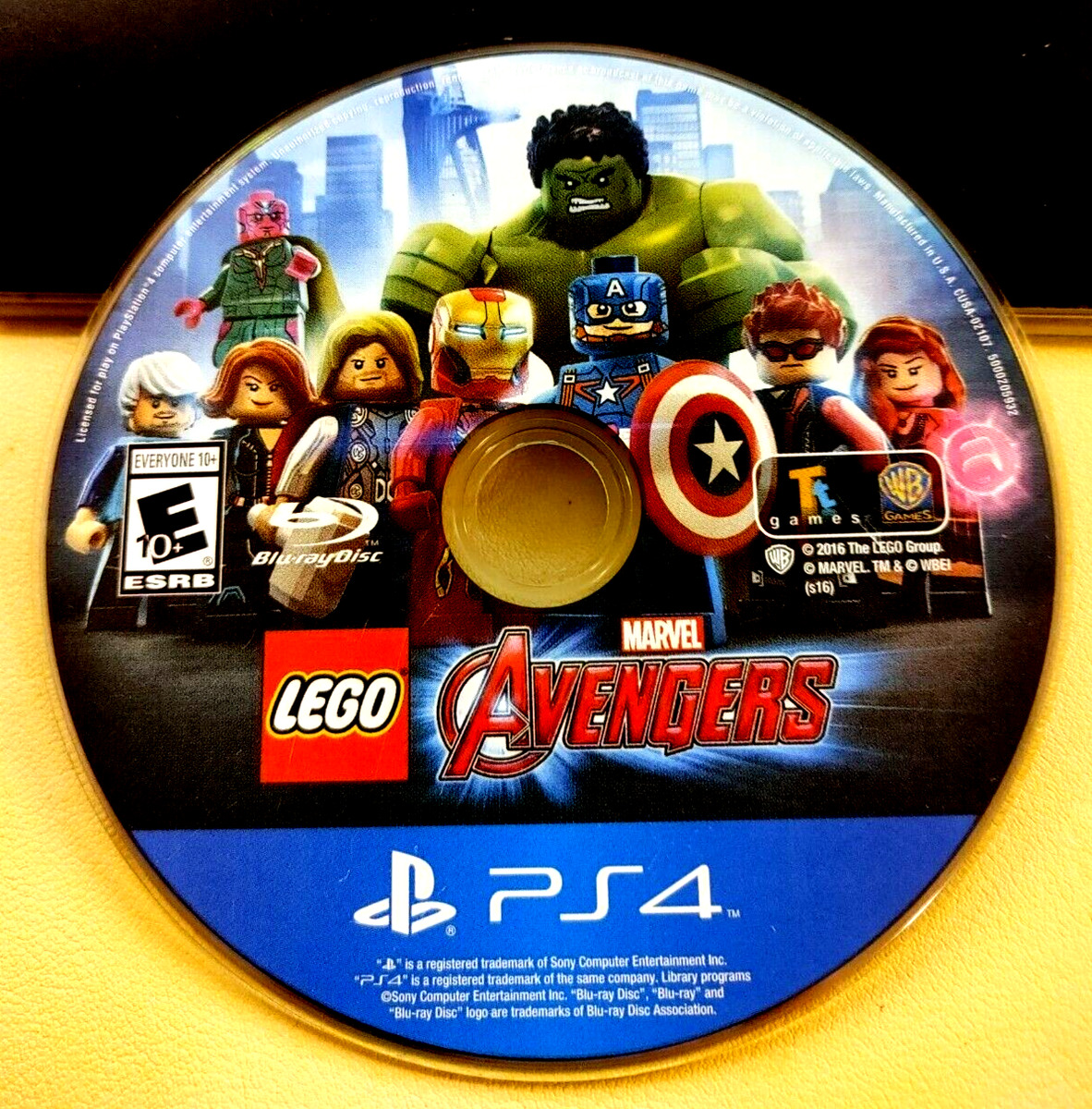 Lego Marvel Avengers Sony PlayStation 4 PS4 GAME DISC ONLY VGC # 3255