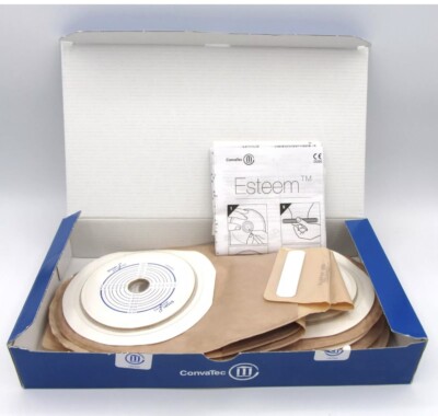 10 ConvaTec 416976  Esteem+ Ostomy Drainable Pouch 1BX/10EA  Exp 2027-2028
