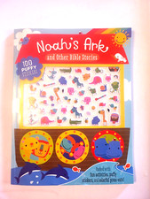Noah's Ark and Other Bible Stories Activity Book 100 Puffy Stickers  Press Outs