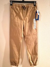 Old Navy Built-In Flex Boys Khaki Joggers Regular XL 14-16 Comfy New With Tags
