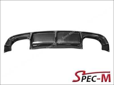 RK Real Carbon Fiber Rear Bumper Diffuser CF for BMW F85 X5 M X5M F86 X6 M X6M