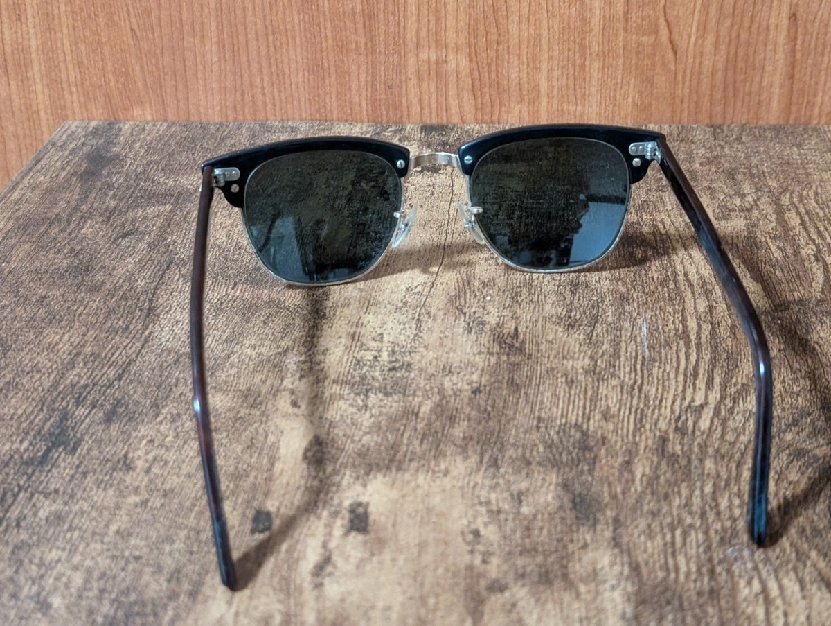 VINTAGE RAY BAN B&L CLUBMASTER EYEGLASSES FRAME MADE IN USA
