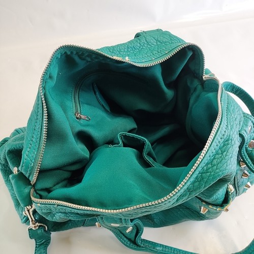 Borsa mamma LD leggera semplice lavaggio retrò piccola fabbrica turchese all'ingrosso borsa morbida - Foto 3 di 15