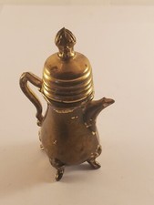 1925 Mini Kettle rare SPARks SILVER plated VINTAGE LIGHTER hyglo usa made