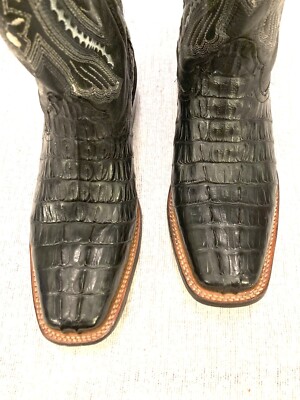 Size 8.5 Ferrini Genuine Exotic Caimen Western Boots