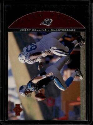1996 Upper Deck #TT21 Kerry Collins Team Trio