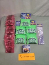 VINTAGE DISTLEFINK DESIGNS CANDLE MAGIC WAX CRYSTAL LOT + EXTRAS! FLUORESCENT