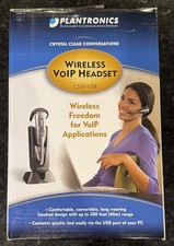 Plantronics CS50-USB Wireless Headband Computer Headset Set Please Read