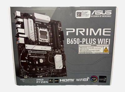 ASUS Prime B650-Plus WiFi AM5 ATX Motherboard DDR5 Ryzen WiFi 6E HDMI