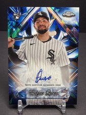 2025 Topps Chrome Sapphire Selections Auto Edgar Quero #SSA-EQ (RC)