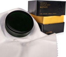 Viotti Dark Olive Rosin for Violin, Viola  Cello: Super-Smooth Rosin Engineered
