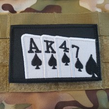 AK47 Tactical Morale Patch Hook and Loop