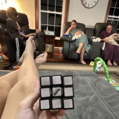 Rubik's 3x3x3 heat based cube heat up to solve 