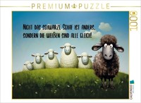 Calvendo Puzzle Schwarzes Schaf | 1000 Teile Lege-GrößE 64 × 48 Cm Foto-Puzzle F