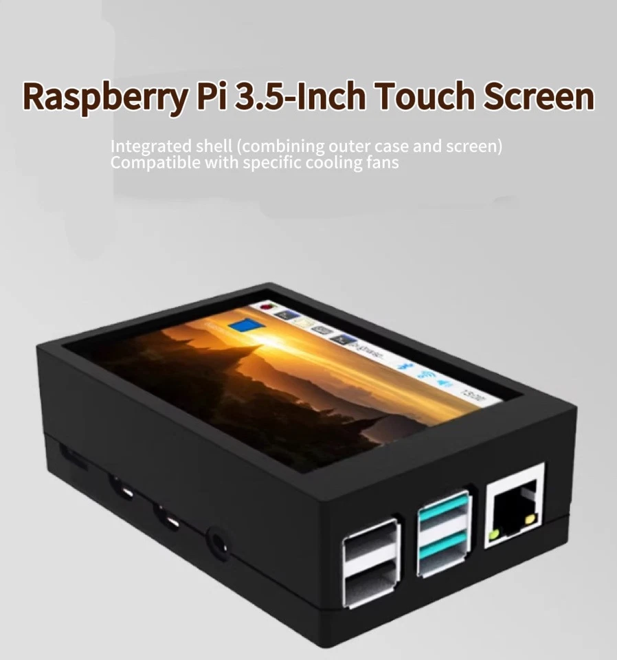3.5 Inch 480x320 Raspberry Pi 4 Touchscreen Monitor TFT LCD Display with Case - Bild 2 von 4
